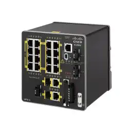 Cisco Industrial Ethernet 2000 Series - Commutateur - Géré - 16 x 10 - 100 (PoE+) + 2 x SFP Giga... (IE-2000-16PTCGE-RF)_1